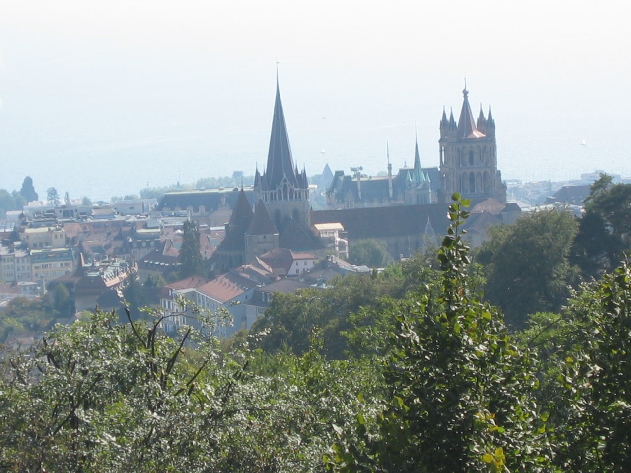 A view from my appartment in Lausanne.